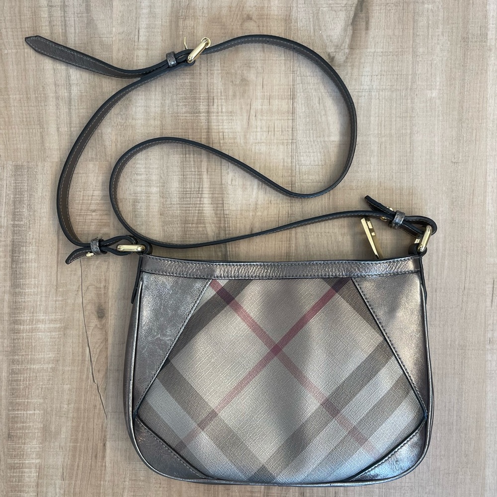 Burberry Metallic Nova Shoulder Purse Vintage